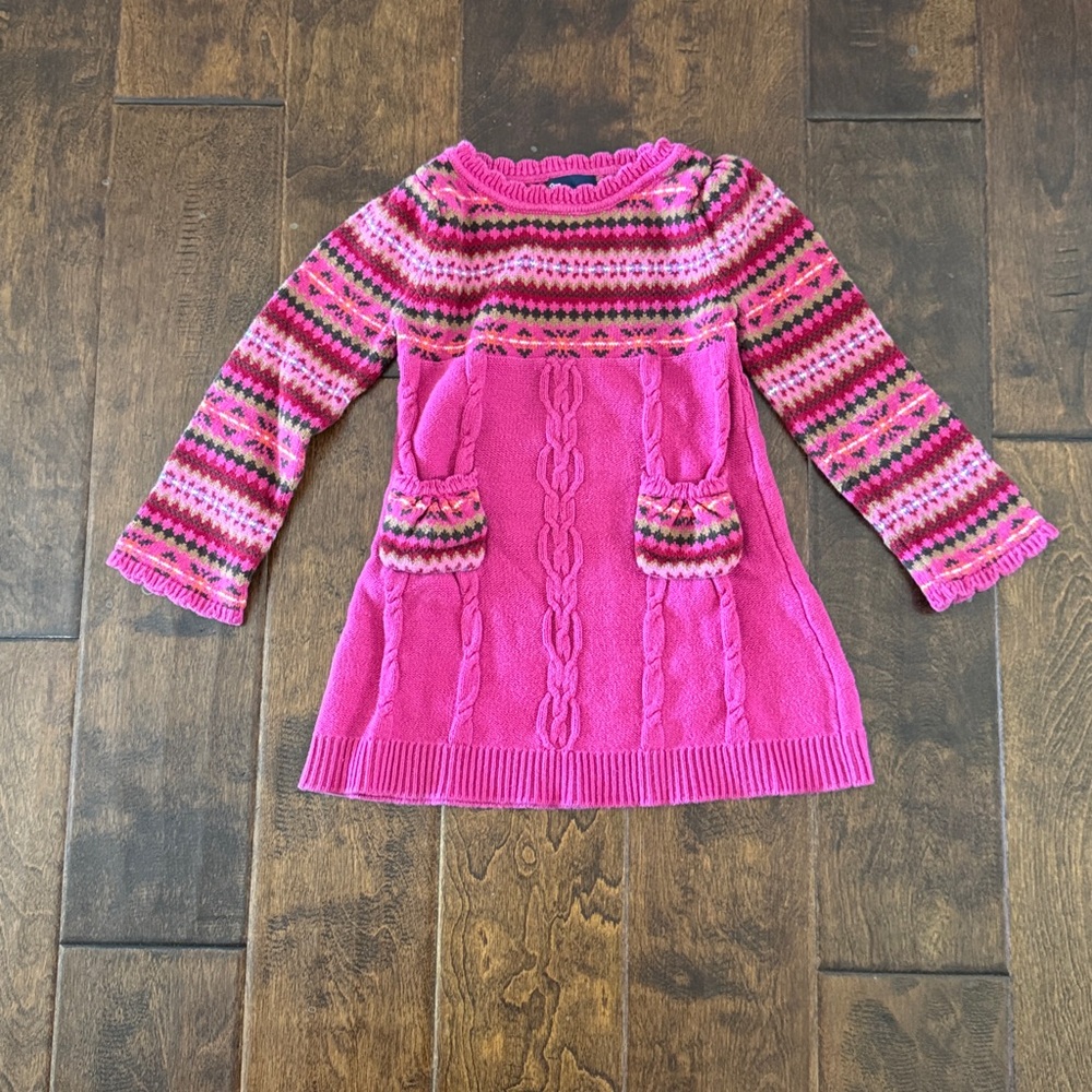 GAP Pink Patterned Women's Sweater